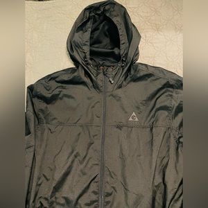 Gerry hooded jacket XL mens Black Tandum Tech Windbreaker stretch coat